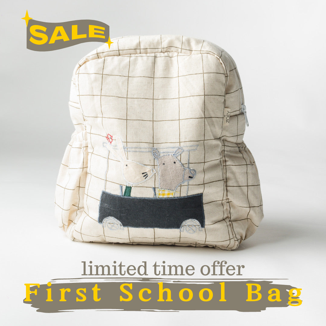 Bonsai Backpack: Pure cotton mini for preschoolers' first outings. Cute, practical design with main, front, and side pockets. Ideal for baby showers or birthdays. Fosters independence, creates lasting memories. Shop now for adorable journeys! πβ¨