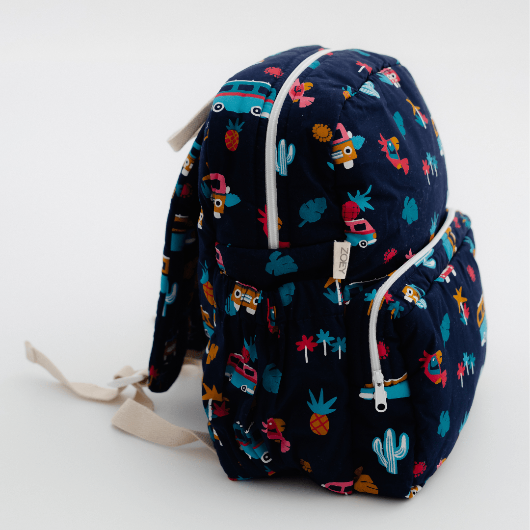 Zoey bonsai backpack Caravan Fiesta School Bag (Personalise)