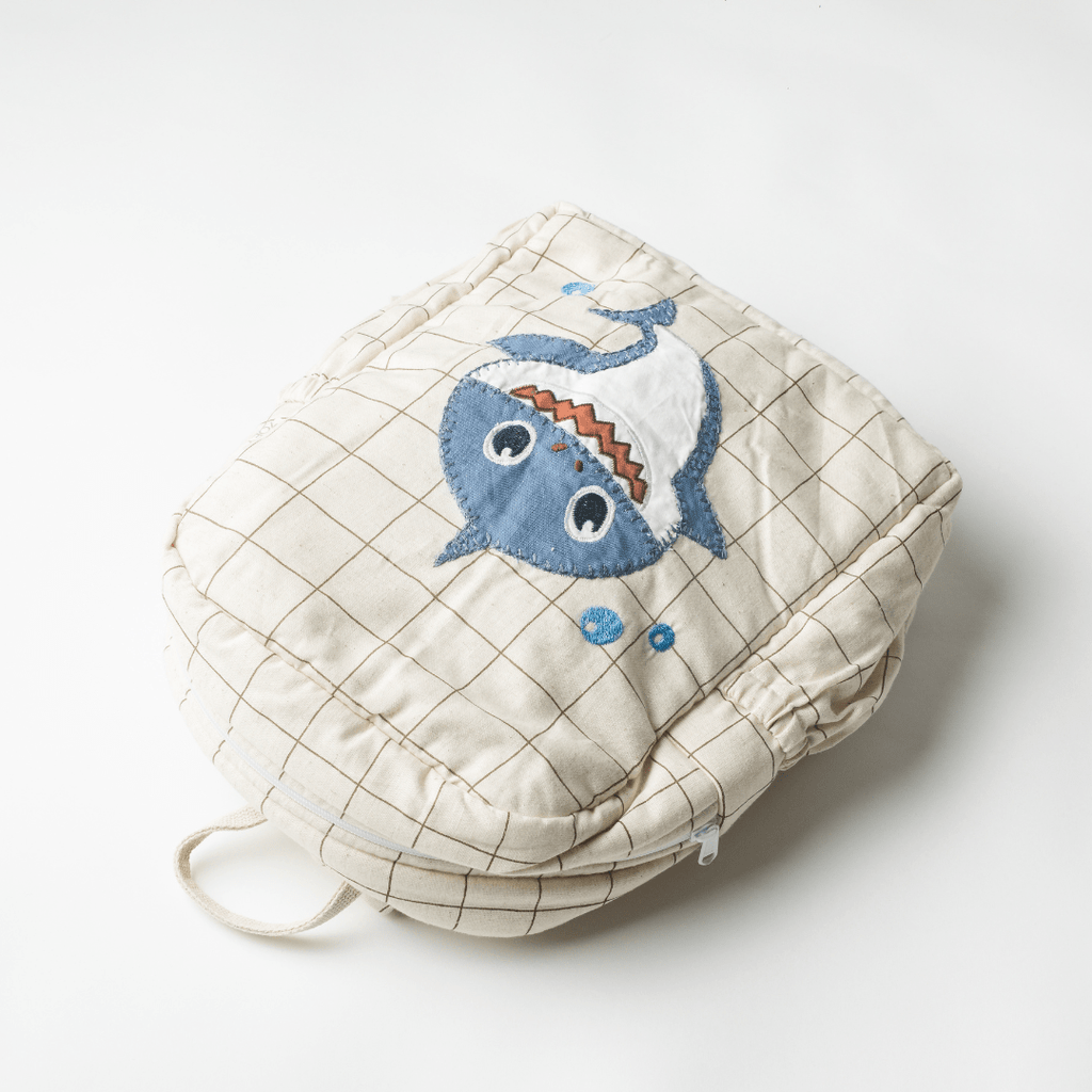 Zoey bonsai backpack Handcrafted Shark do do School Backpack (Toddler Bag)