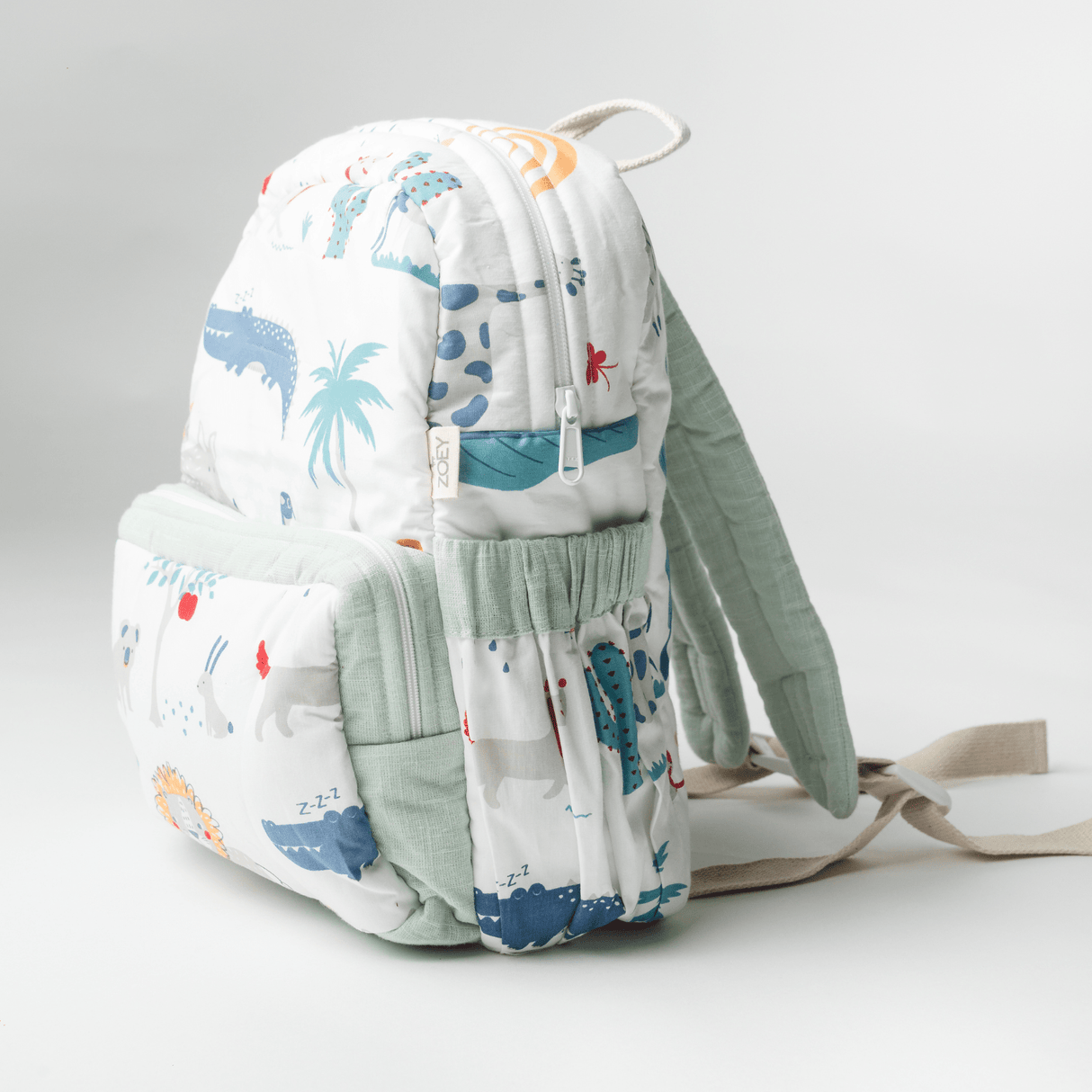 Zoey bonsai backpack Happy Animal Tribe School Bag (Personalise)