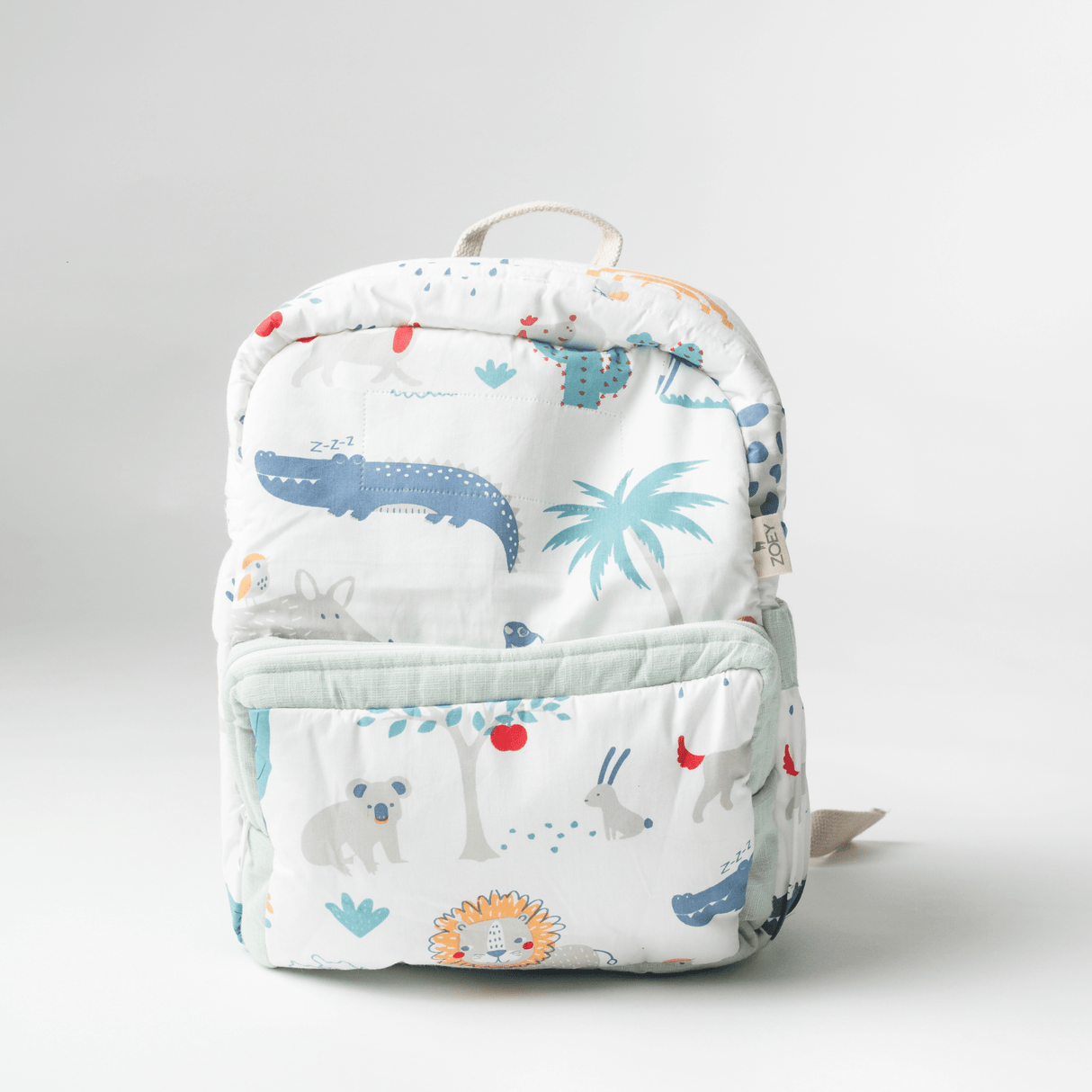 Zoey bonsai backpack Happy Animal Tribe School Bag (Personalise)