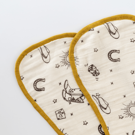 Zoey burp cloth Wild Wild West Burp Cloth (Set of 2)