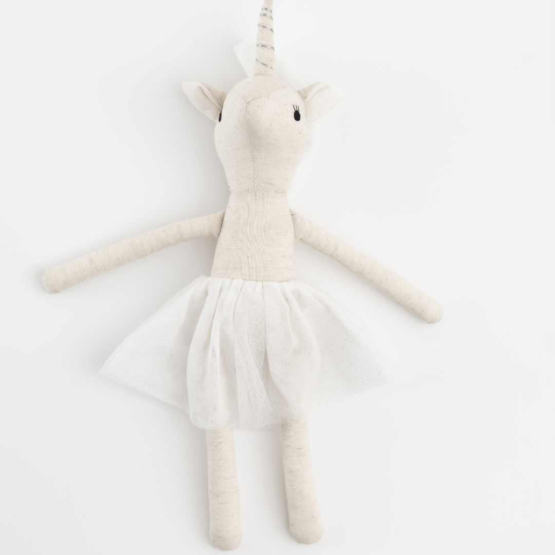 Zoey Cotton Toy Moon - The Twirling Unicorn Doll