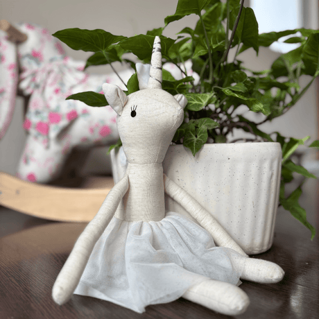 Zoey Cotton Toy Moon - The Twirling Unicorn Doll