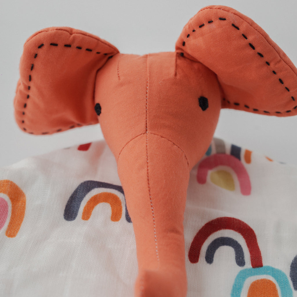 Zoey Cotton Toy Tuskany Elephant Thumbie