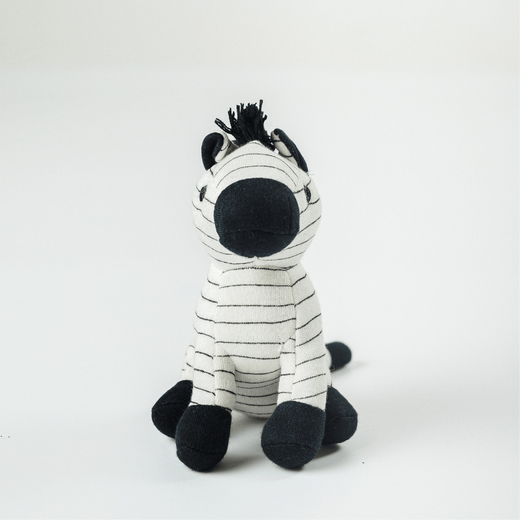 Zoey Cotton Toy Zozo Zebra (Height - 4Inches)