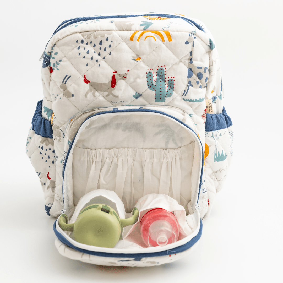 Zoey diaper bag Happy Animal Backpack (Laptop + Diaper Bag)