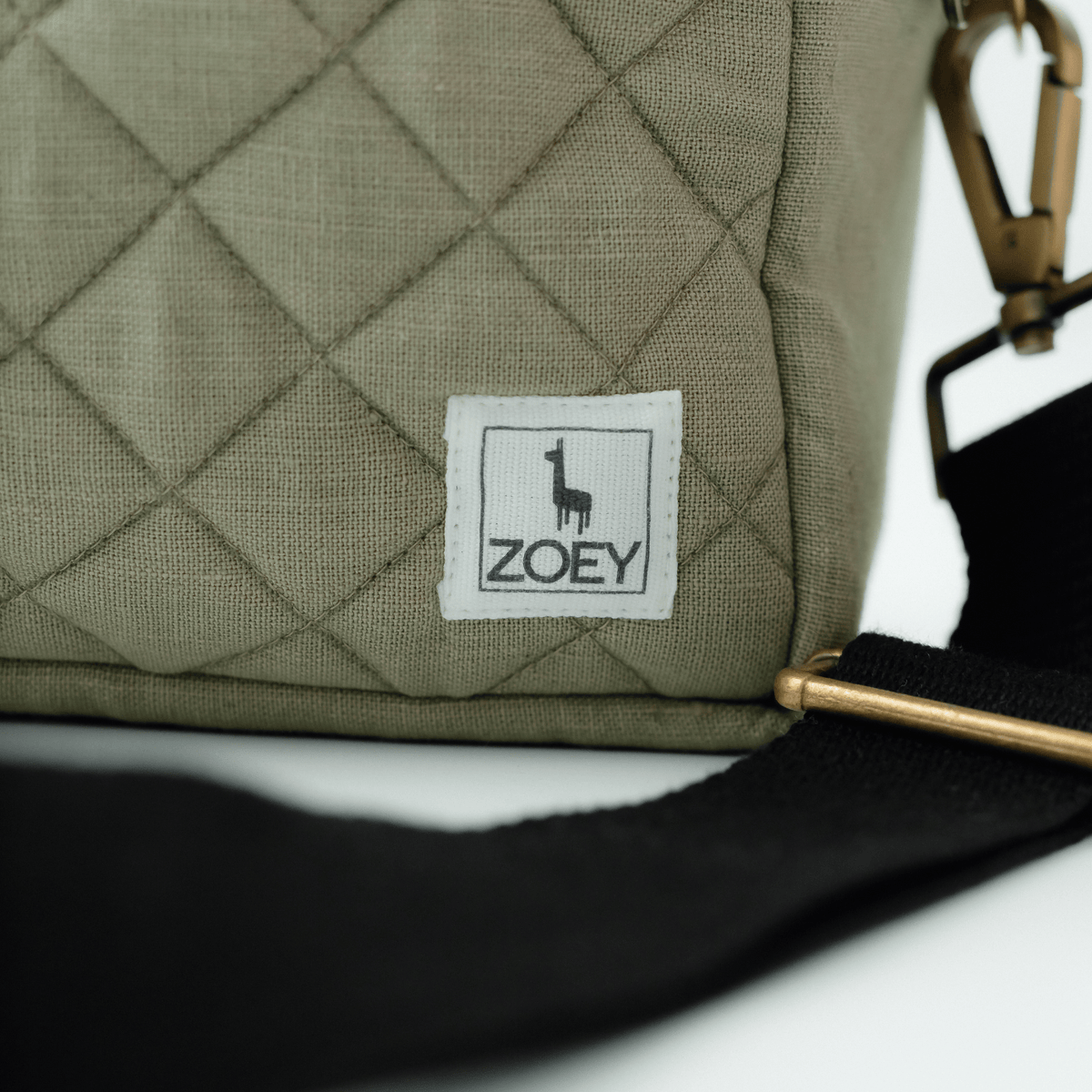 Zoey diaper bag The GoGreen Sling Diaper Bag (Linen Cotton - Green)