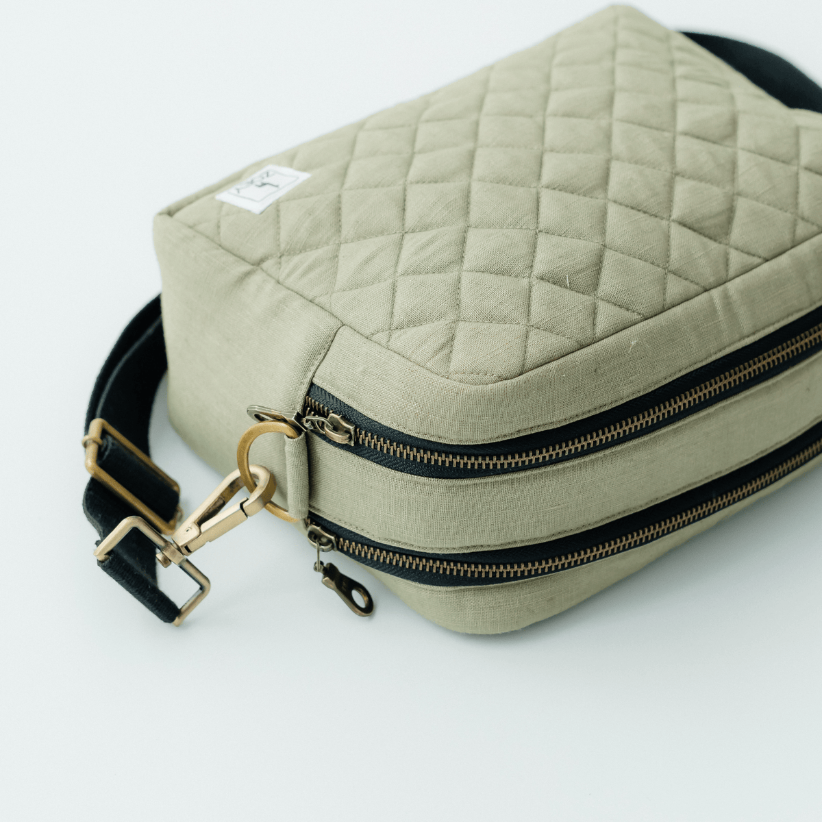 Zoey diaper bag The GoGreen Sling Diaper Bag (Linen Cotton - Green)