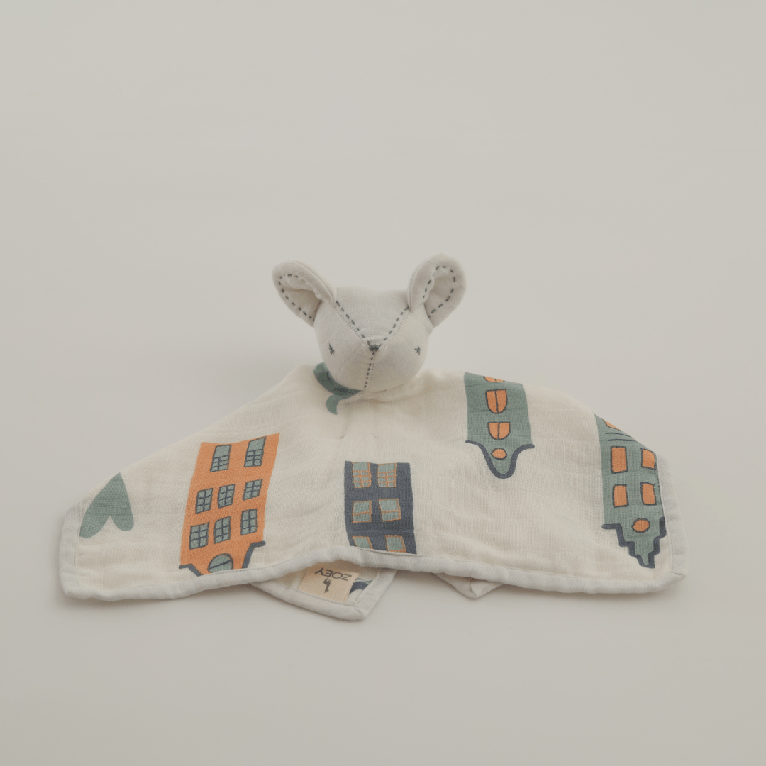 Zoey muslin napkins Mini Amsterdam Muslin Comforter for Baby