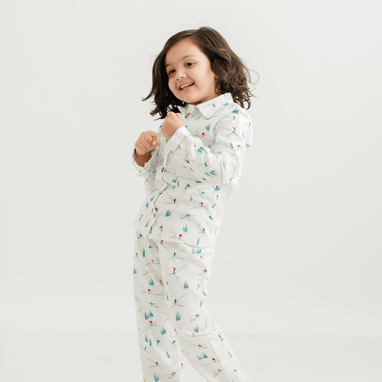 Zoey night suit Auli Dreams Kids Night Suit (Flannel Cotton)