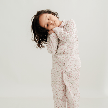 Zoey night suit Petal Kiss PJs Kids Night Suit (Pure Cotton)