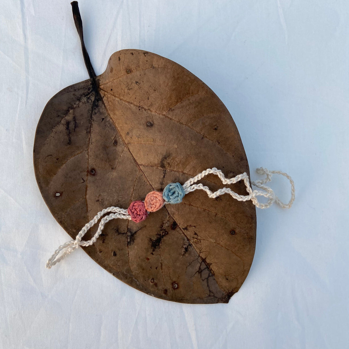 Zoey Rakhi The Sacred Knot Crochet Rakhi (First Rakshabandhan)