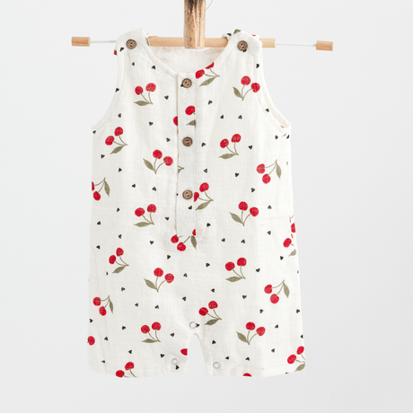 Zoey romper Blushberry Double Layer Muslin Romper/Jumpsuit/Onesie
