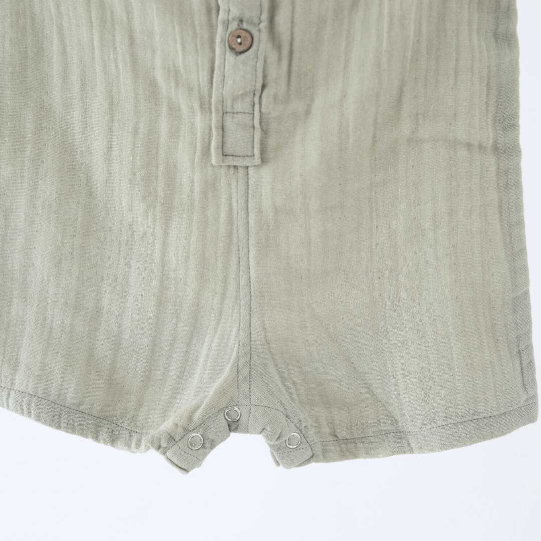 Zoey romper Carrot Pop Muslin Romper/Jumpsuit/Playsuit