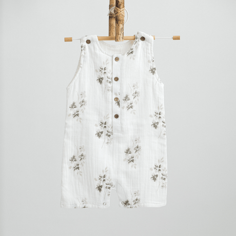 Zoey romper Moonlit Florals Layer Muslin Romper/Jumpsuit/Onesie