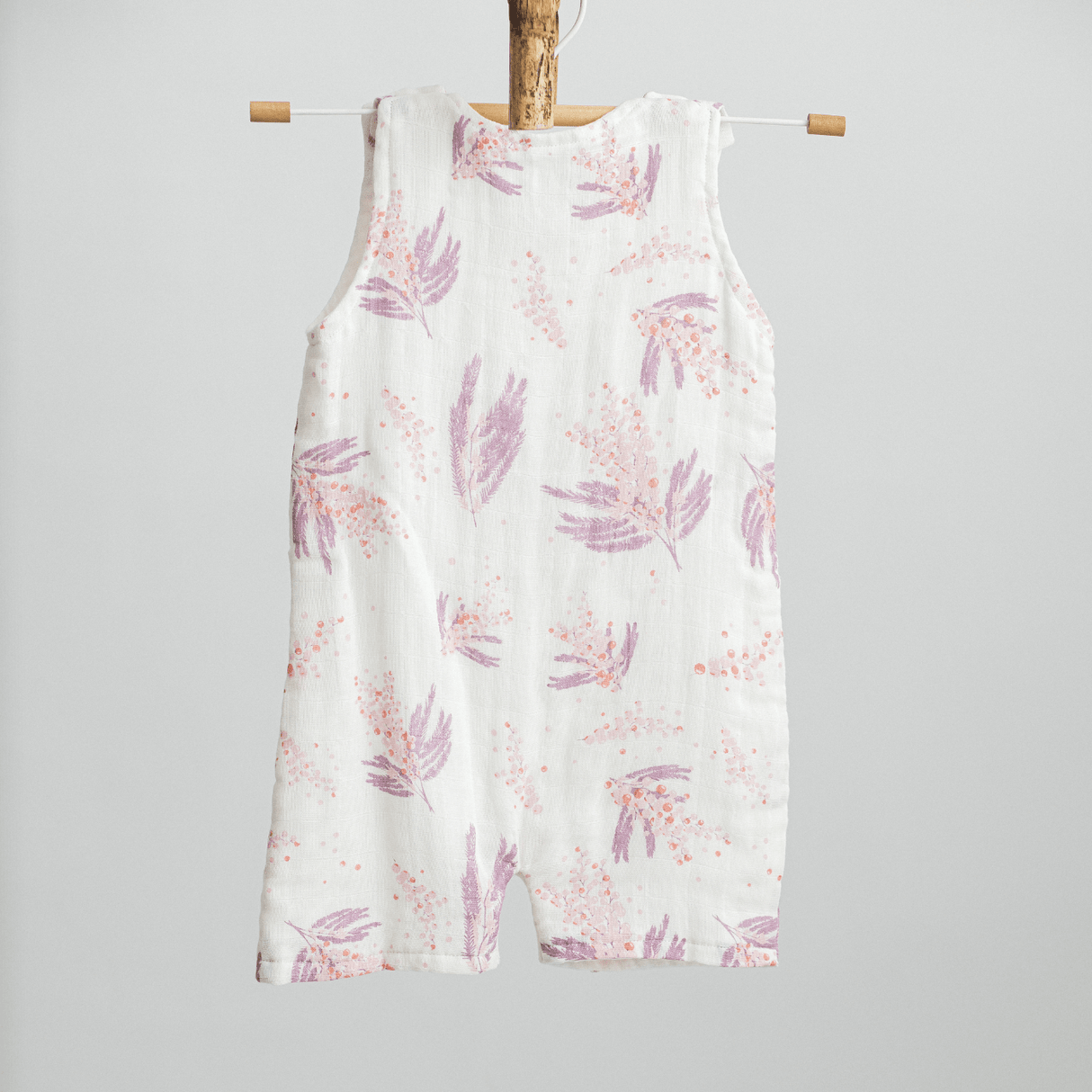 Zoey romper Muhly Grass Double Layer Muslin Romper/Jumpsuit/Onesie
