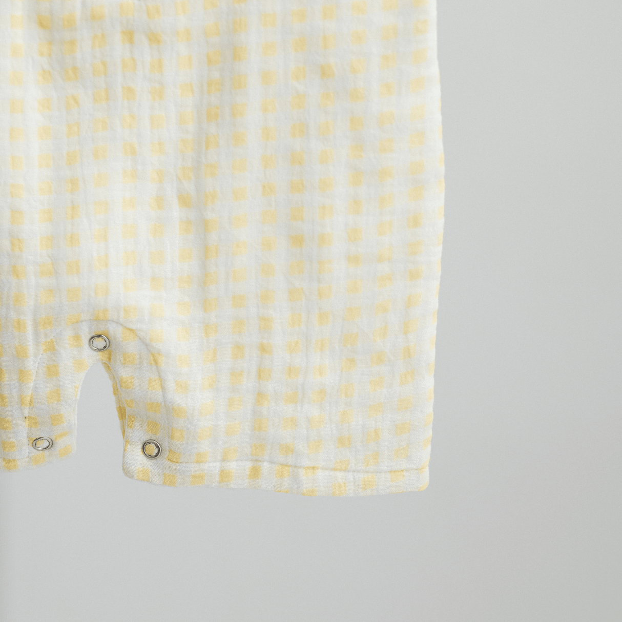 Zoey romper Sunshine Squares Double Layer Muslin Romper/Jumpsuit/Onesie