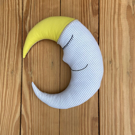 Zoey moon cushion Yellow Freckles Moon