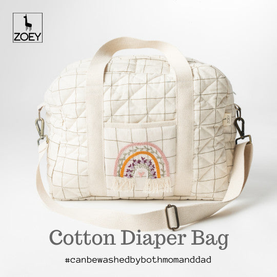 Eco-chic Cotton Diaper Bags – Style meets sustainability! Breathable, machine-washable, and versatile. Elevate your parenting with fashion-forward, eco-friendly choices. Explore our collection now!