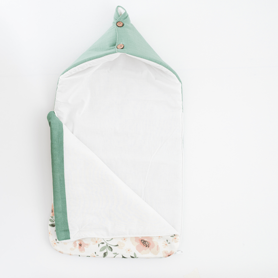 Zoey Baby Carrier Nest Becky Floral Baby Carrier Nest,Carrying Nest Bag Portable Travelling Bed for Infants for 0-4 Months,New Born Baby