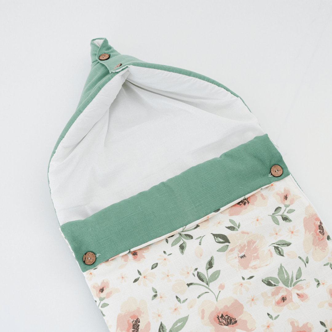 Zoey Baby Carrier Nest Becky Floral Baby Carrier Nest,Carrying Nest Bag Portable Travelling Bed for Infants for 0-4 Months,New Born Baby
