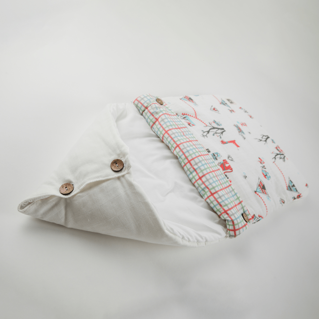 Bohemian Animal Baby Carrier Nest (Muslin),Carrying Nest Bag Portable