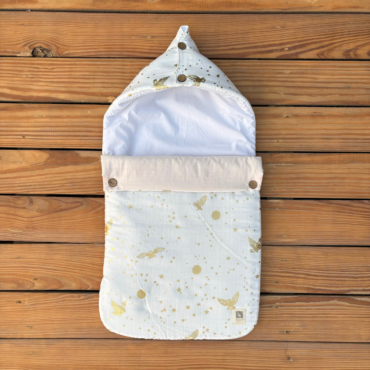 Zoey Baby Carrier Nest Golden Sky Baby Carrier Nest (Muslin),Carrying Nest Bag Portable Travelling Bed for 0-4 Months