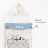 Zoey Baby Carrier Nest Kiss Me Goodnight Baby Carrier Nest + Custom Gift Bag (Handcrafted Patchwork)