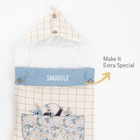 Zoey Baby Carrier Nest Kiss Me Goodnight Baby Carrier Nest + Custom Gift Bag (Handcrafted Patchwork)