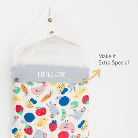 Zoey Baby Carrier Nest Little Farmer's Baby Carrier Nest (Muslin),Carrying Nest Bag Portable Travelling Bed for 0-4 Months