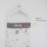 Zoey Baby Carrier Nest Lunar Lullaby Baby Carrier Nest (Muslin),Carrying Nest Bag Portable Travelling Bed for Infants for 0-4 Months