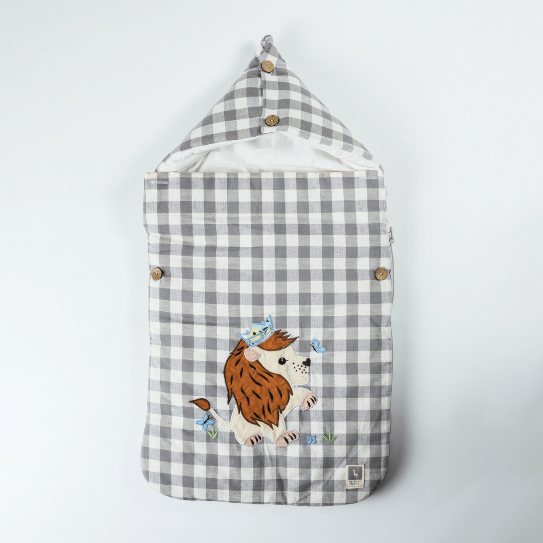 My Little Cub Baby Carrier Nest Custom Gift Bag Handcrafted Patchwork