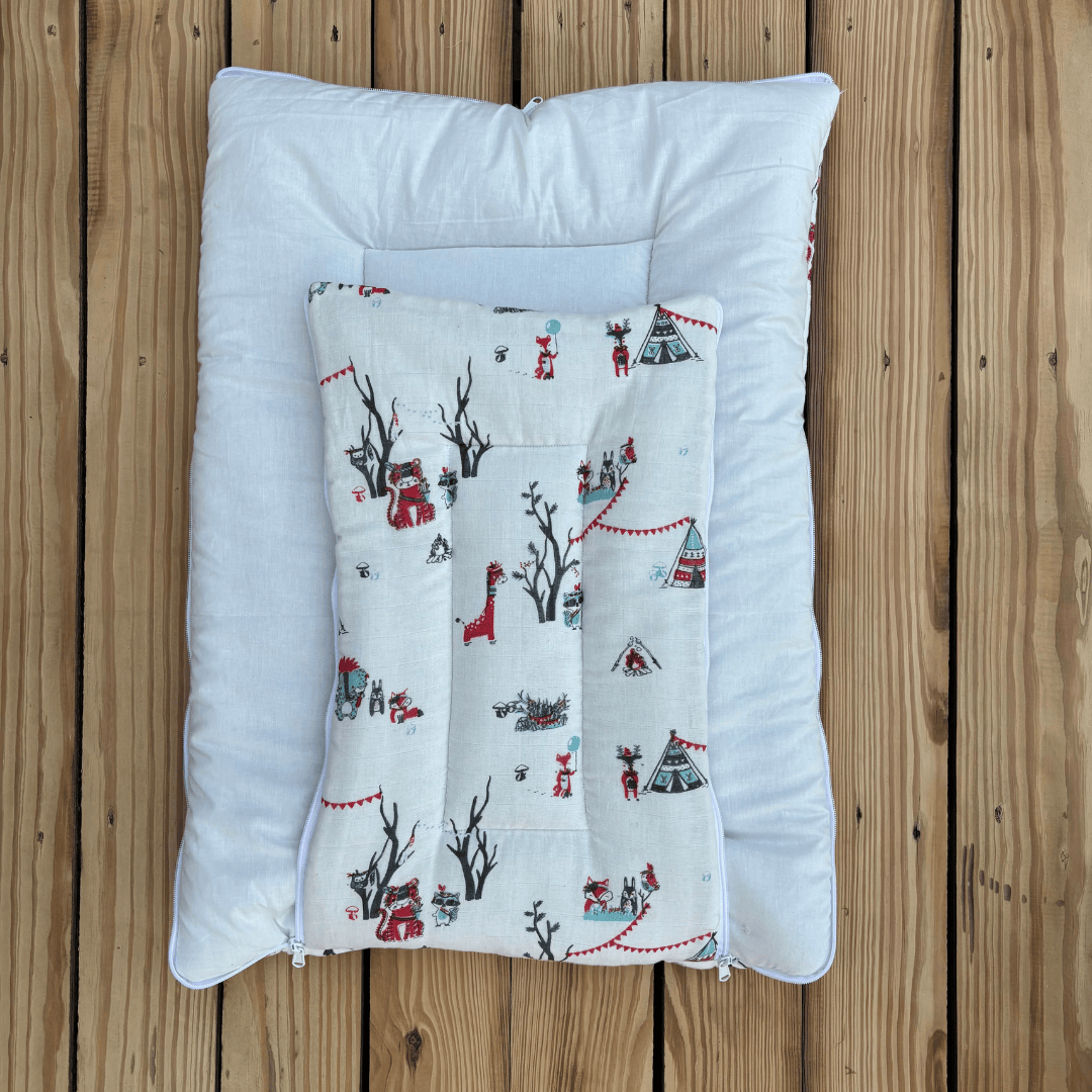 Zoey Baby Carrier Nest Newborn Bohemian Animal Baby Carrier Nest (Muslin)