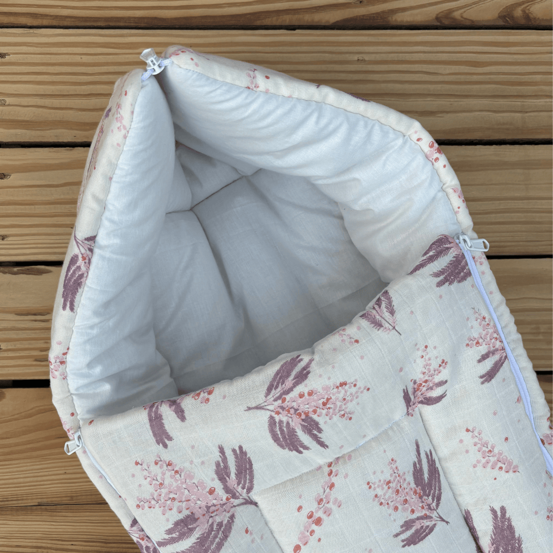 Zoey Baby Carrier Nest Newborn Muhly Grass Baby Carrier Nest (Muslin)