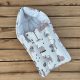 Zoey Baby Carrier Nest Newborn Woofles & Purrito Muslin Baby Carrier Nest (Muslin)