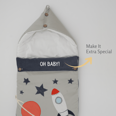Zoey Baby Carrier Nest You Are My Universe Baby Carrier Nest + Custom Gift Bag (Handcrafted Patchwork)