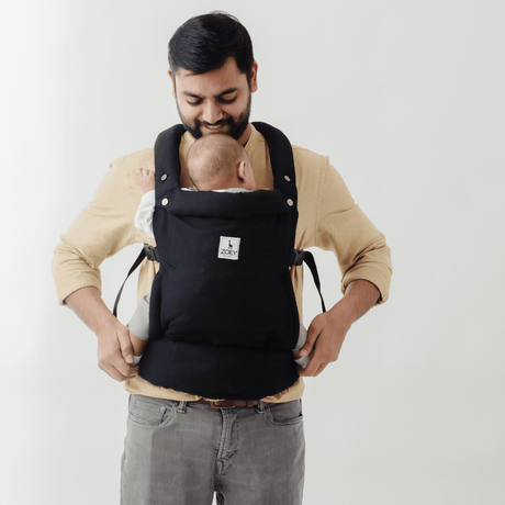 Zoey Baby Carriers Free-To-Grow Baby Carrier (Black Color)