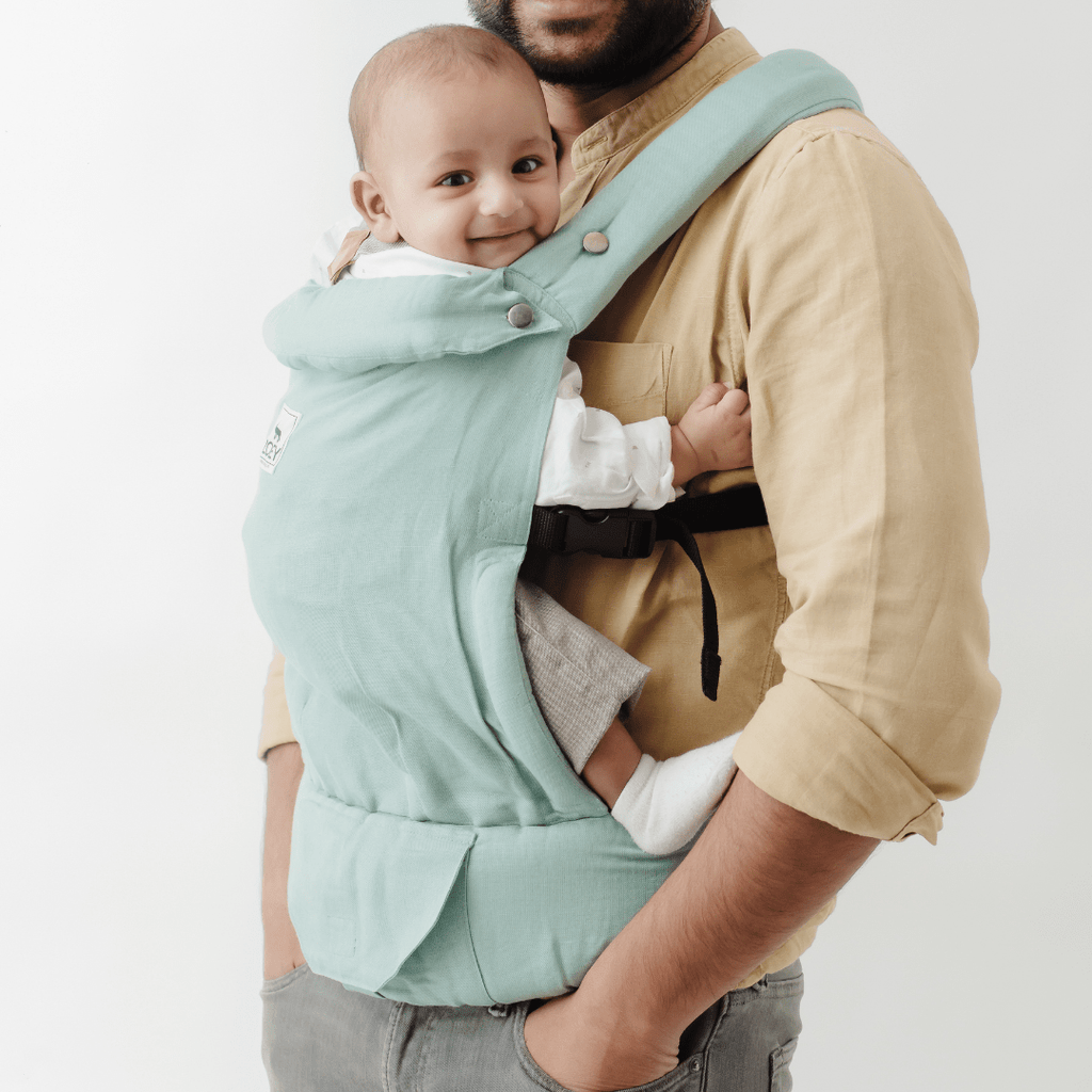Zoey Baby Carriers Free-To-Grow Baby Carrier (Sage Green Color)