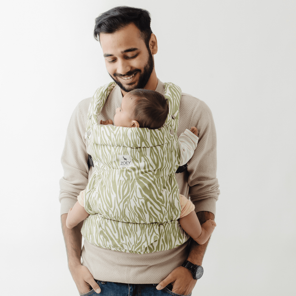 Zoey Baby Carriers Free-To-Grow Baby Carrier (Zebra Stripes Color)