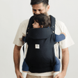 Zoey Baby Carriers Semi Adjustable - Zoey’s Baby Carrier, Made Of Linen Cotton, Safe & Ergonomic, 2 Carry Positions, for 4 Months to 3 Year Old Baby (Black Color)