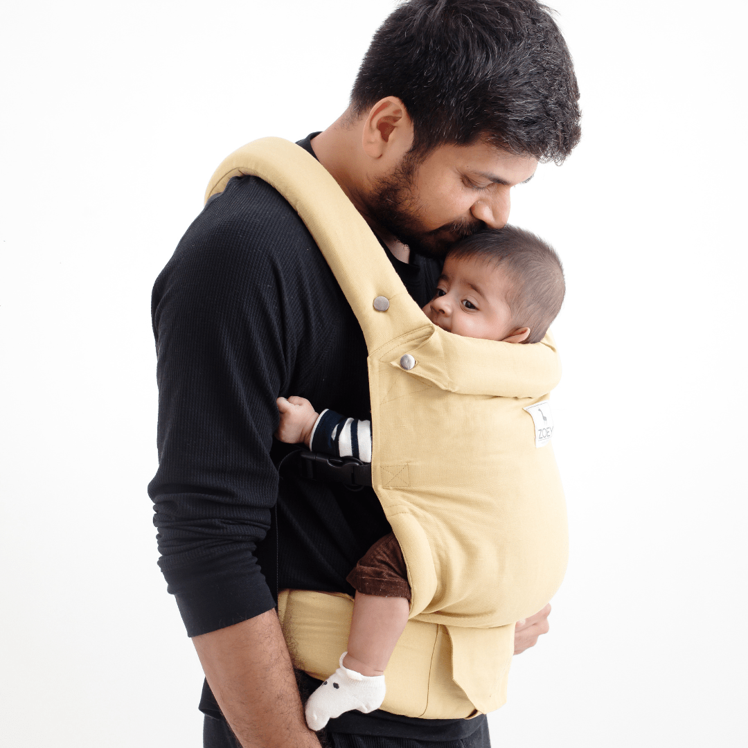 Zoey s Baby Carrier Made Of Bamboo Linen Safe Ergonomic 2 Carry P