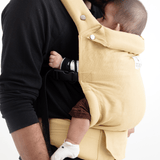 Zoey Baby Carriers Zoey’s Baby Carrier, Made Of Bamboo Linen, Safe & Ergonomic, 2 Carry Positions, for 4 Months to 3 Year Old Baby (Ripe Mango Color)