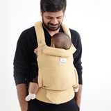 Zoey Baby Carriers Zoey’s Baby Carrier, Made Of Bamboo Linen, Safe & Ergonomic, 2 Carry Positions, for 4 Months to 3 Year Old Baby (Ripe Mango Color)