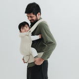 Zoey Baby Carriers Zoey’s Baby Carrier, Made Of Linen Cotton, Safe & Ergonomic, 2 Carry Positions, for 4 Months to 3 Year Old Baby (Beige Color)