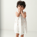Zoey baby dress Amelia Embroidered Dress - Soft Muslin Frock for Baby Girls & Toddlers