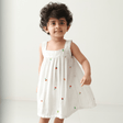 Zoey baby dress Amelia Embroidered Dress - Soft Muslin Frock for Baby Girls & Toddlers
