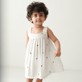 Zoey baby dress Amelia Embroidered Dress - Soft Muslin Frock for Baby Girls & Toddlers