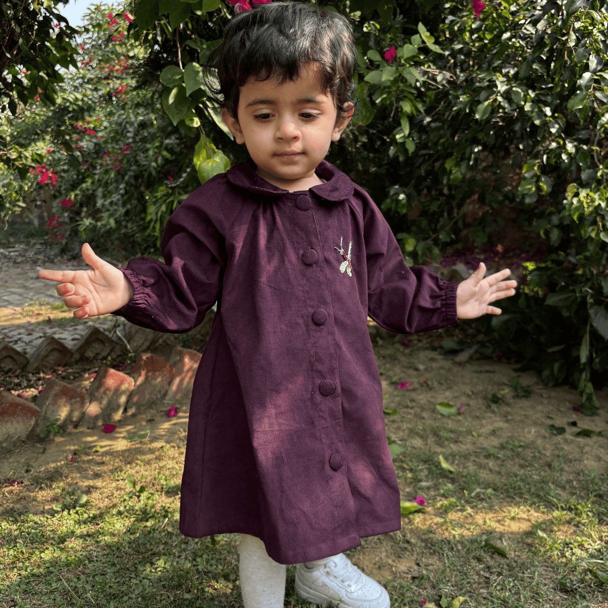 Zoey baby dress Dragonfly Flutter Dress (Premium Corduroy)