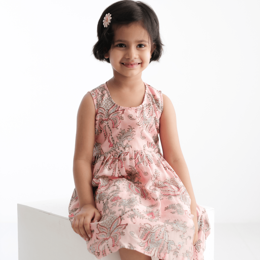 Zoey baby dress Mrinal Dress - SIlk Cotton Frock for Baby Girls & Toddlers